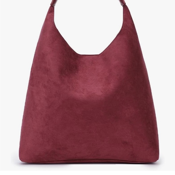 Slouchy hobo suede handbag - Picture 2 of 12